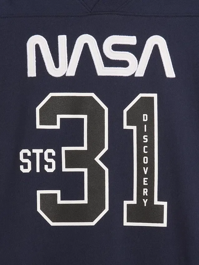 Çocuklar İçin NASA Rahat Jersey Tişört