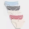 Çocuklar İçin Organik Esnek Pamuklu Bikini Külot (5'li Paket)