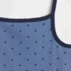 Çocuklar İçin Organik Fırçalanmış Pamuklu Pijama Cami ve Şortlar Seti
