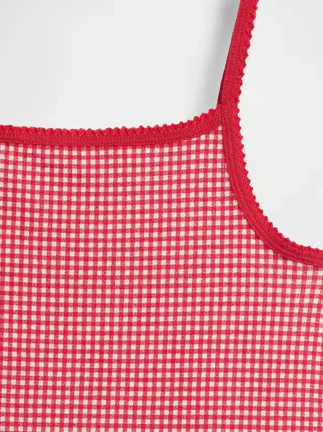 Çocuklar İçin Organik Fırçalanmış Pamuklu Pijama Cami ve Şortlar Seti