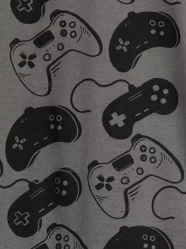 Çocuklar İçin Organik Fırçalanmış Pamuklu Pijama Seti