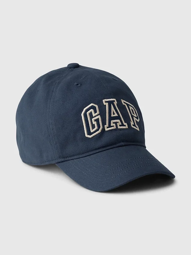 Çocuklar İçin Organik Pamuklu GAP Arch Logo Beyzbol Şapkası