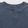 Çocuklar İçin Organik Pamuklu Henley Pijama Seti