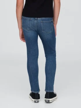 Çocuklar İçin Orta Bel Çekip Giyilebilen Jeggings