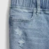 Çocuklar İçin Orta Bel Çekip Giyilebilen Jeggings