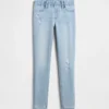Çocuklar İçin Orta Bel Çekip Giyilebilen Jeggings