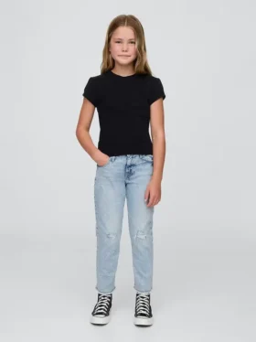 Çocuklar İçin Orta Bel Girlfriend Jean'leri