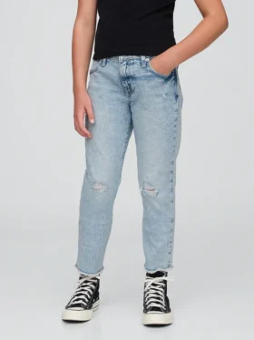 Çocuklar İçin Orta Bel Girlfriend Jean’leri