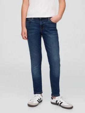 Çocuklar İçin Orta Bel Günlük Süper Skinny Jean’ler