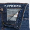 Çocuklar İçin Orta Bel Günlük Süper Skinny Jean'ler