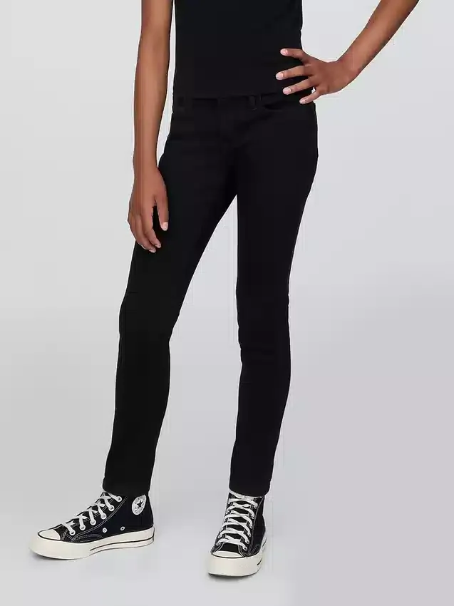 Çocuklar İçin Orta Bel Skinny Jean'ler