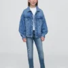 Çocuklar İçin Orta Bel Süper Skinny Jean'ler