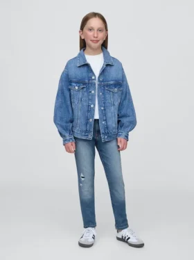 Çocuklar İçin Orta Bel Süper Skinny Jean'ler