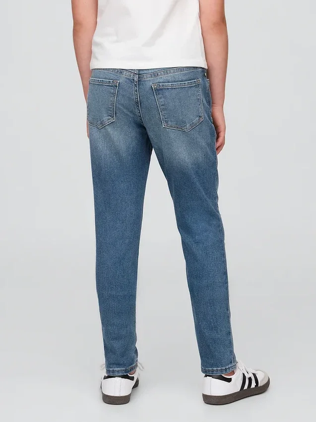 Çocuklar İçin Orta Bel Süper Skinny Jean'ler