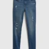 Çocuklar İçin Orta Bel Süper Skinny Jean'ler