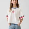 Çocuklar İçin Oversized Boxy Grafik Tişört