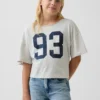 Çocuklar İçin Oversized Geniş Yaka Tişört