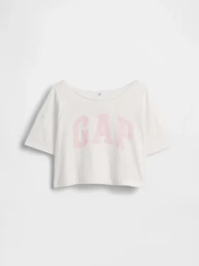 Çocuklar İçin Oversized Geniş Yaka Tişört