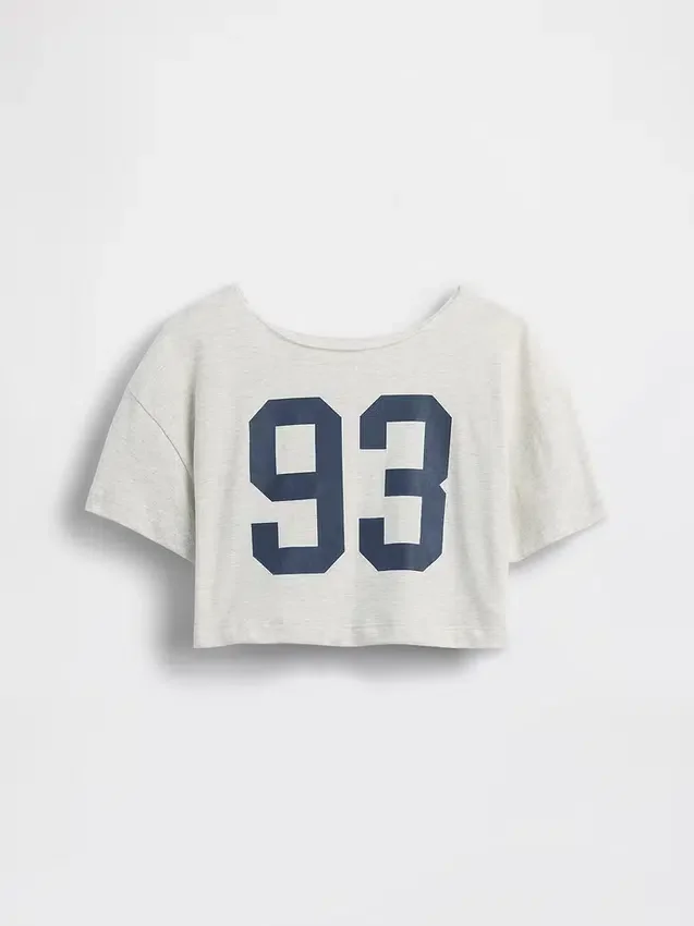 Çocuklar İçin Oversized Geniş Yaka Tişört