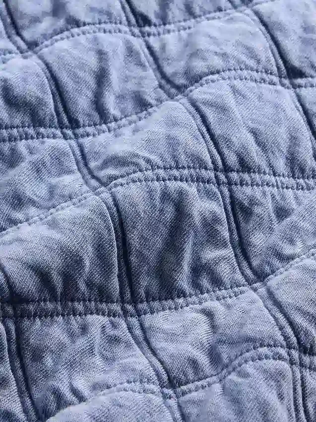 Çocuklar İçin Oversized Kapitone Fermuarlı Ceket