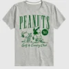 Çocuklar İçin Peanuts Golf Kulubu Şortlu Kısa Kollu Tişört