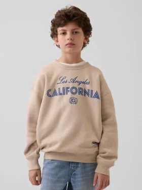 Çocuklar İçin Rahat Kesim Grafikli Sweatshirt