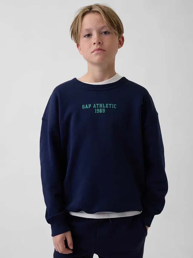 Çocuklar İçin Rahat Kesim Grafikli Sweatshirt