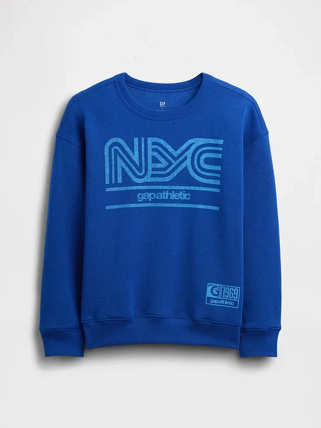 Çocuklar İçin Rahat Kesim Grafikli Sweatshirt