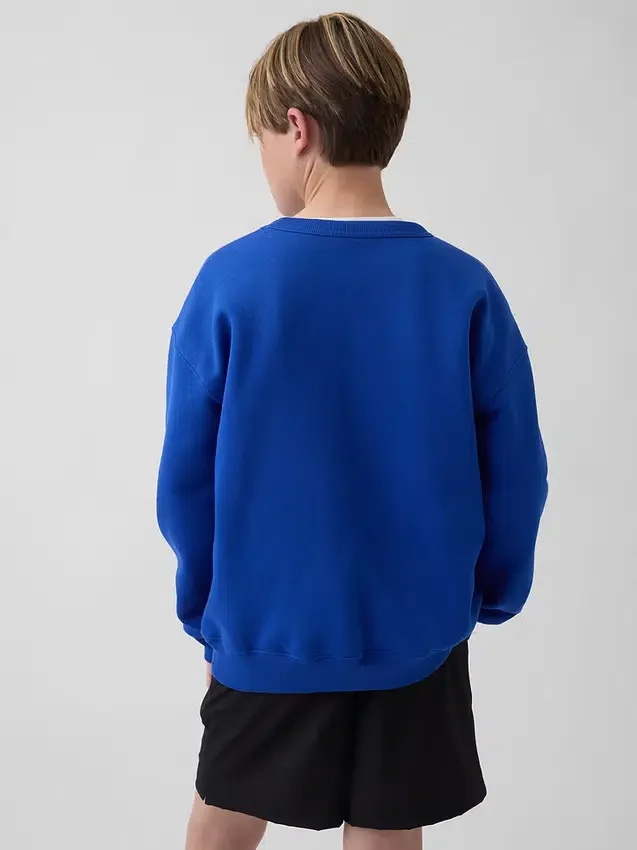Çocuklar İçin Rahat Kesim Grafikli Sweatshirt
