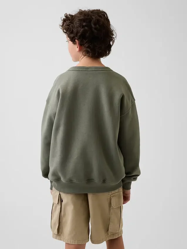 Çocuklar İçin Rahat Kesim Grafikli Sweatshirt