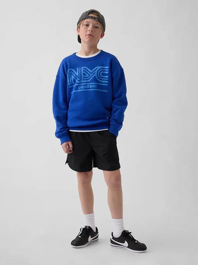 Çocuklar İçin Rahat Kesim Grafikli Sweatshirt