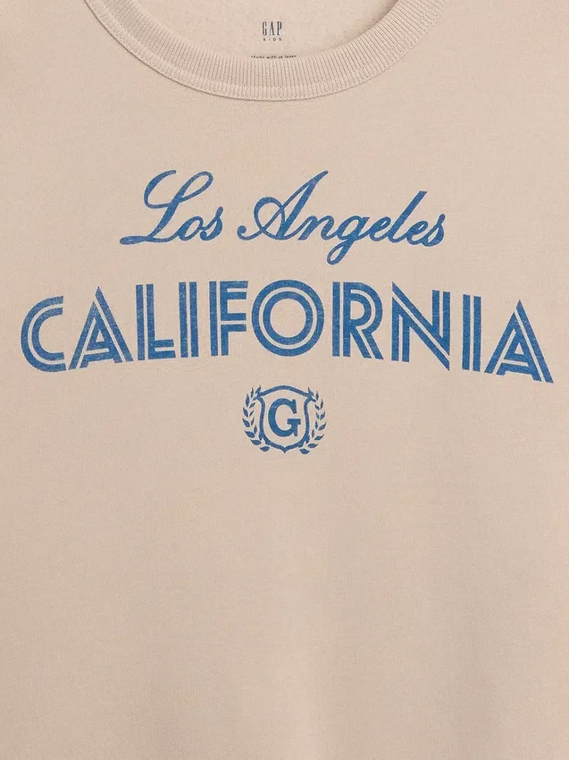 Çocuklar İçin Rahat Kesim Grafikli Sweatshirt
