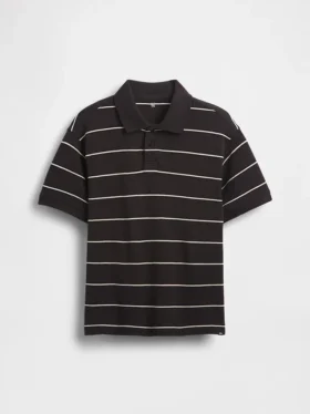 Çocuklar İçin Rahat Kesim Pike Polo Tişört