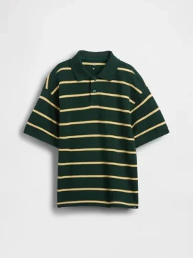 Çocuklar İçin Rahat Kesim Pike Polo Tişört