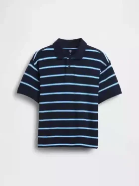 Çocuklar İçin Rahat Kesim Pike Polo Tişört
