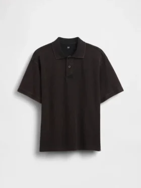 Çocuklar İçin Rahat Kesim Pike Polo Tişört