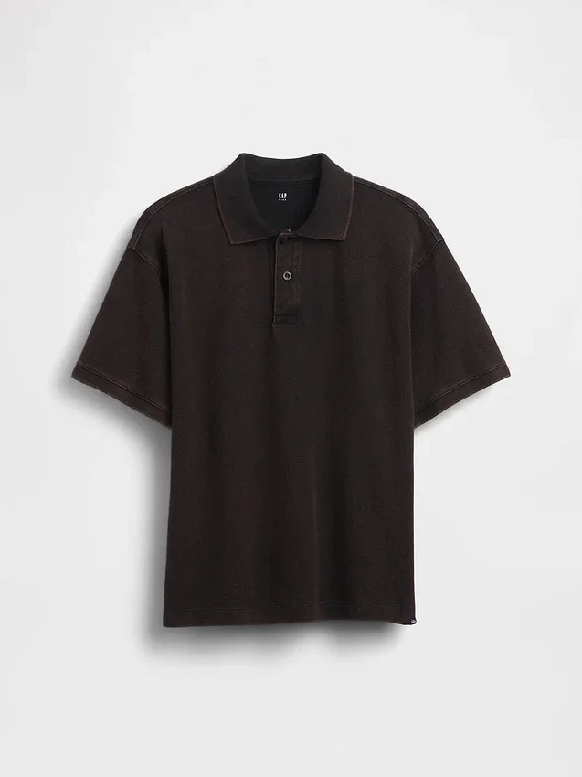 Çocuklar İçin Rahat Kesim Pike Polo Tişört
