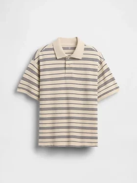 Çocuklar İçin Rahat Kesim Pike Polo Tişört