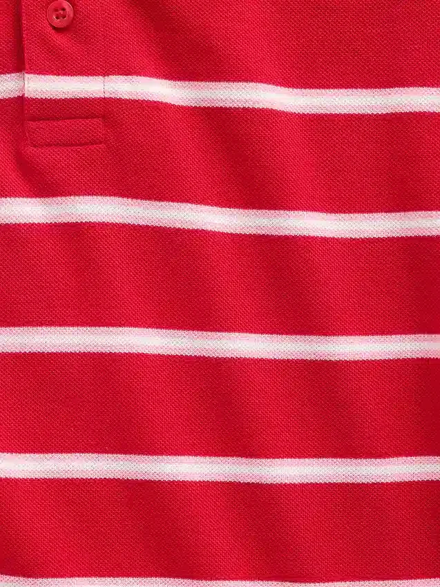 Çocuklar İçin Rahat Kesim Pike Polo Tişört