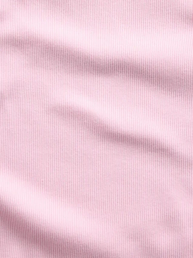 Çocuklar İçin Ribana Kare Yaka Tank Top