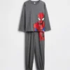 Çocuklar İçin Örümcek Adam Geri Dönüştürülmüş Pijama Jogger Seti
