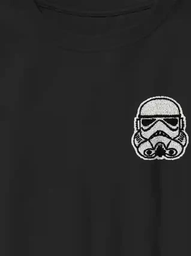 Çocuklar İçin Star Wars Nakışlı Storm Trooper Grafik Tişört