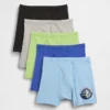 Çocuklar İçin Star Wars Organik Esnek Pamuklu Boxer Külot (5'li Paket)
