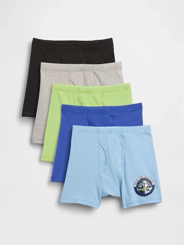 Çocuklar İçin Star Wars Organik Esnek Pamuklu Boxer Külot (5'li Paket)