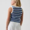 Çocuklar İçin Tığ İşi Çizgili Tank Top