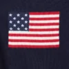 Çocuklar İçin Tığ İşi Oversized Americana Kazak
