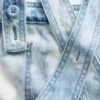 Çocuklar İçin Tie-Dye Denim Gevşek Kesim Şortlu Tulum