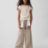 Çocuklar İçin Twill Bol Pantolon