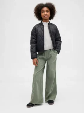 Çocuklar İçin Twill Bol Pantolon