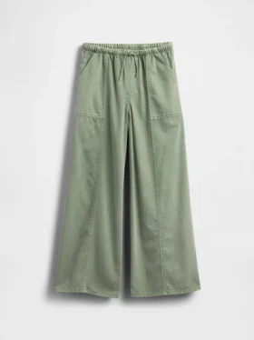 Çocuklar İçin Twill Bol Pantolon